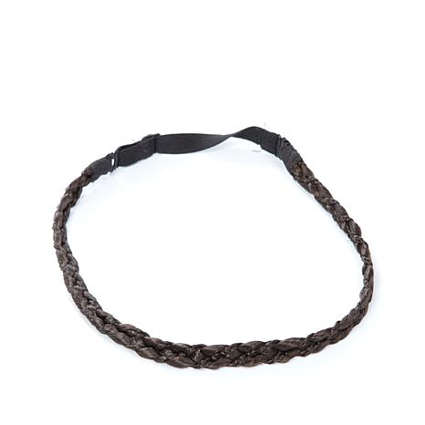 Double Braided Hair Headband Multi-Tonal Brown Boho Hair Accessory