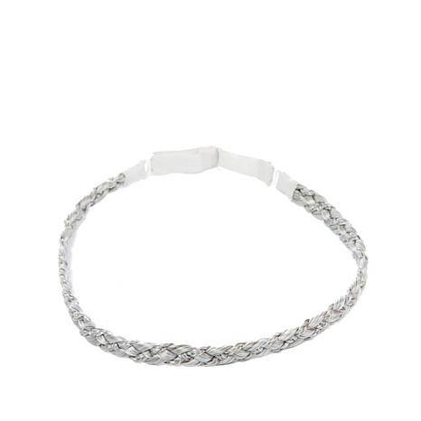 Double Braided Hair Headband Multi-Tonal Brown Boho Hair Accessory