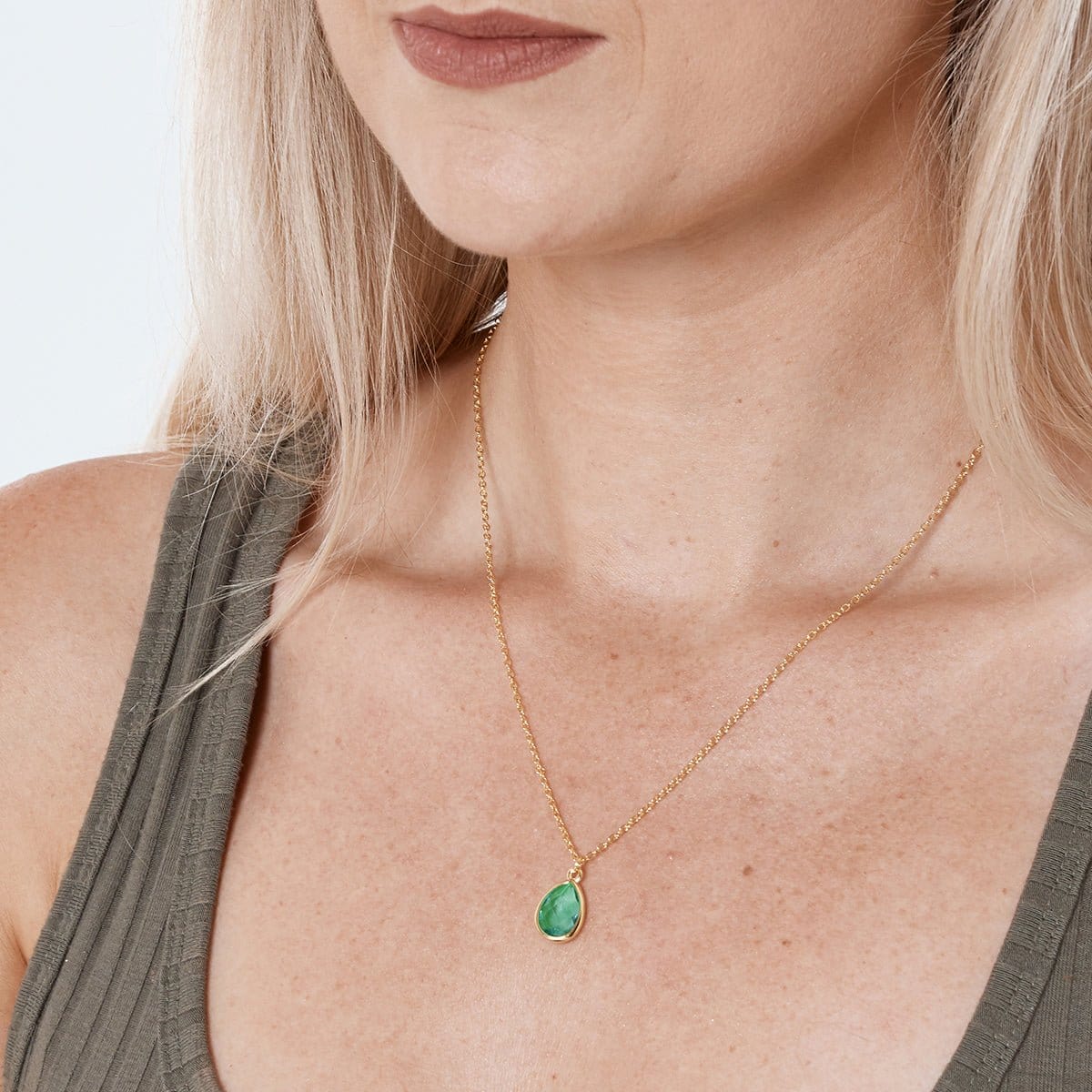 Christmas Gift for Grandmother Gemstone Necklace