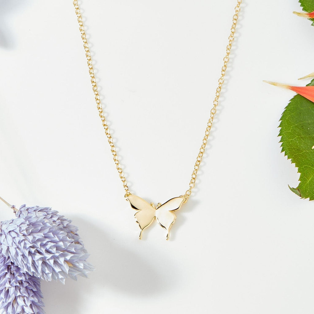 Christmas Gift for Sister Butterfly Pendant Necklace