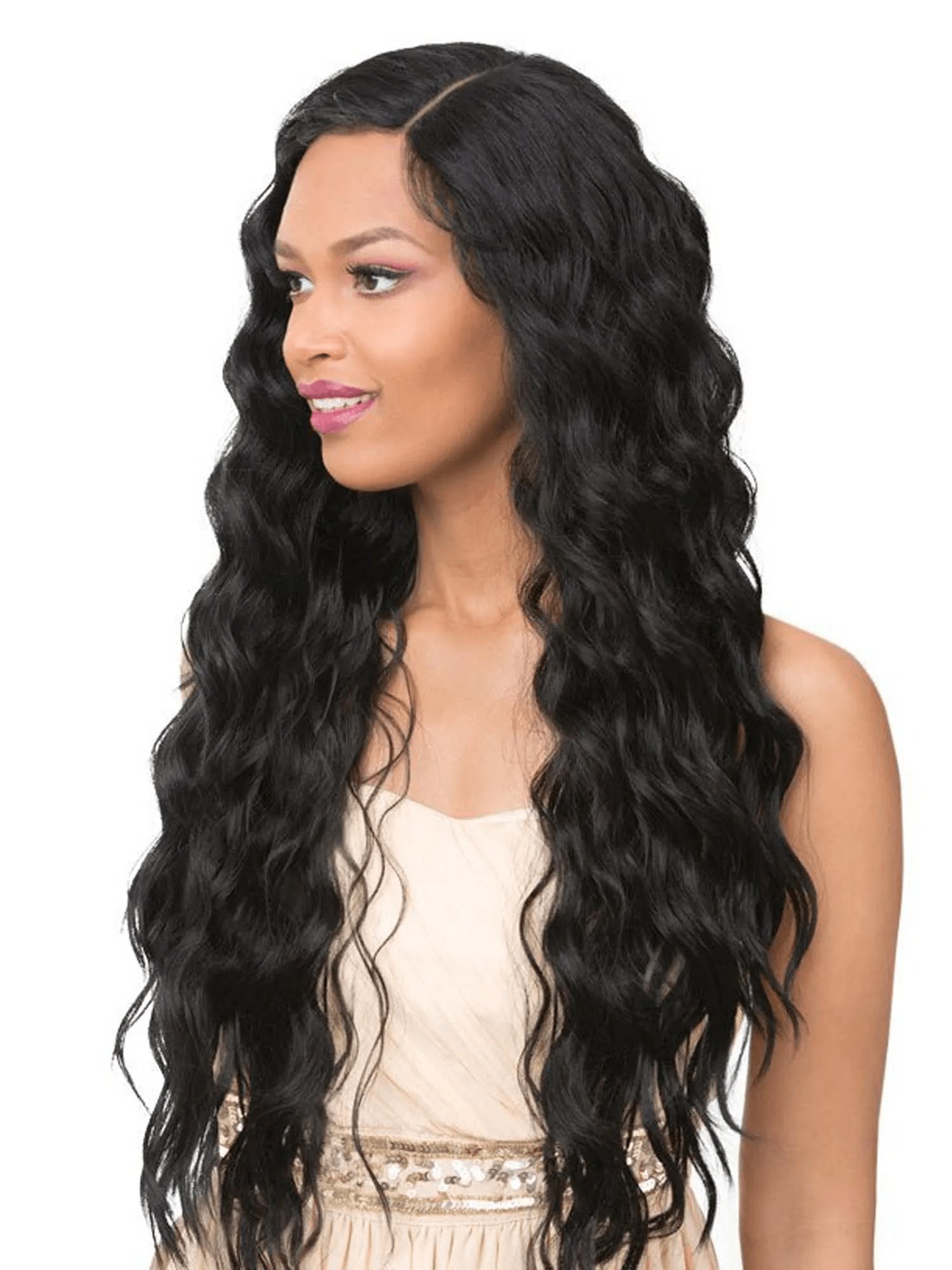 Ciao Bella Heat Friendly Synthetic Wavy Long Layered Wig