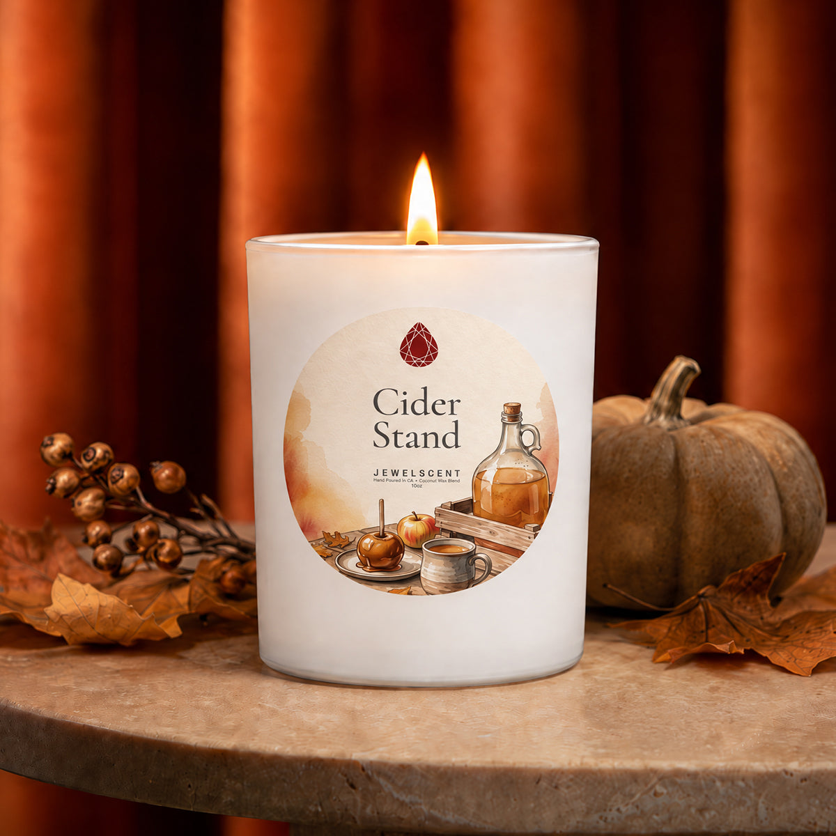 Cider Stand  10oz Candle Only • No Jewelry Inside