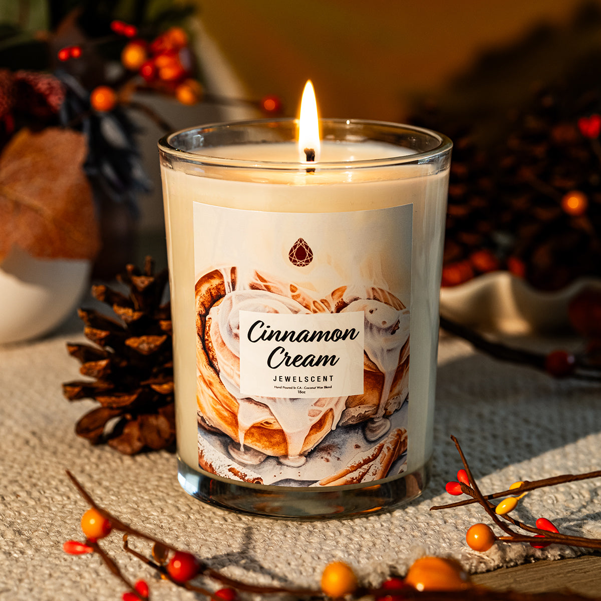 Cinnamon Cream 18oz Mystery Jewelry Candle