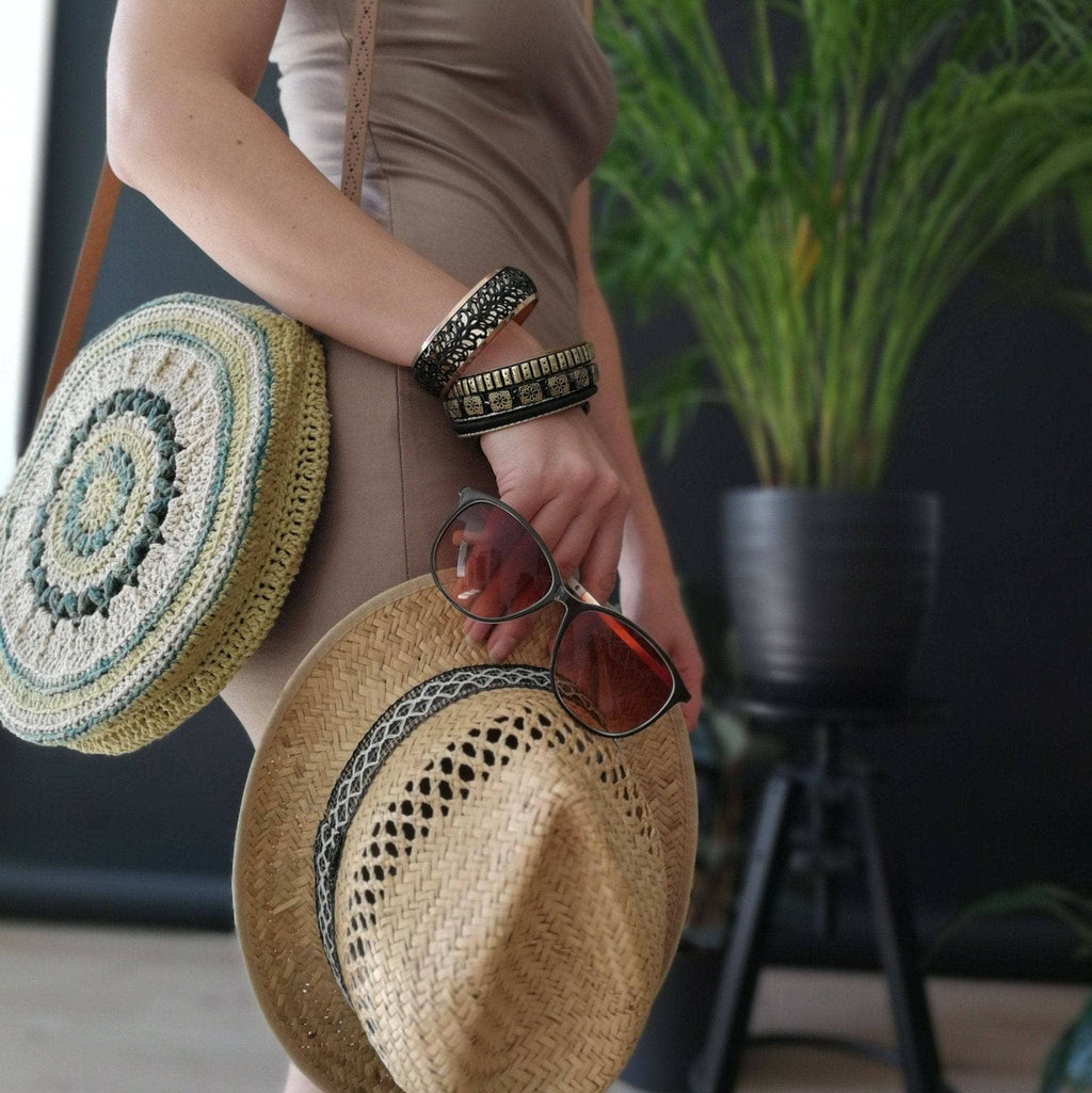 Circle Banjo Bag Crochet Kit - Boho Chic DIY Circular Handbag