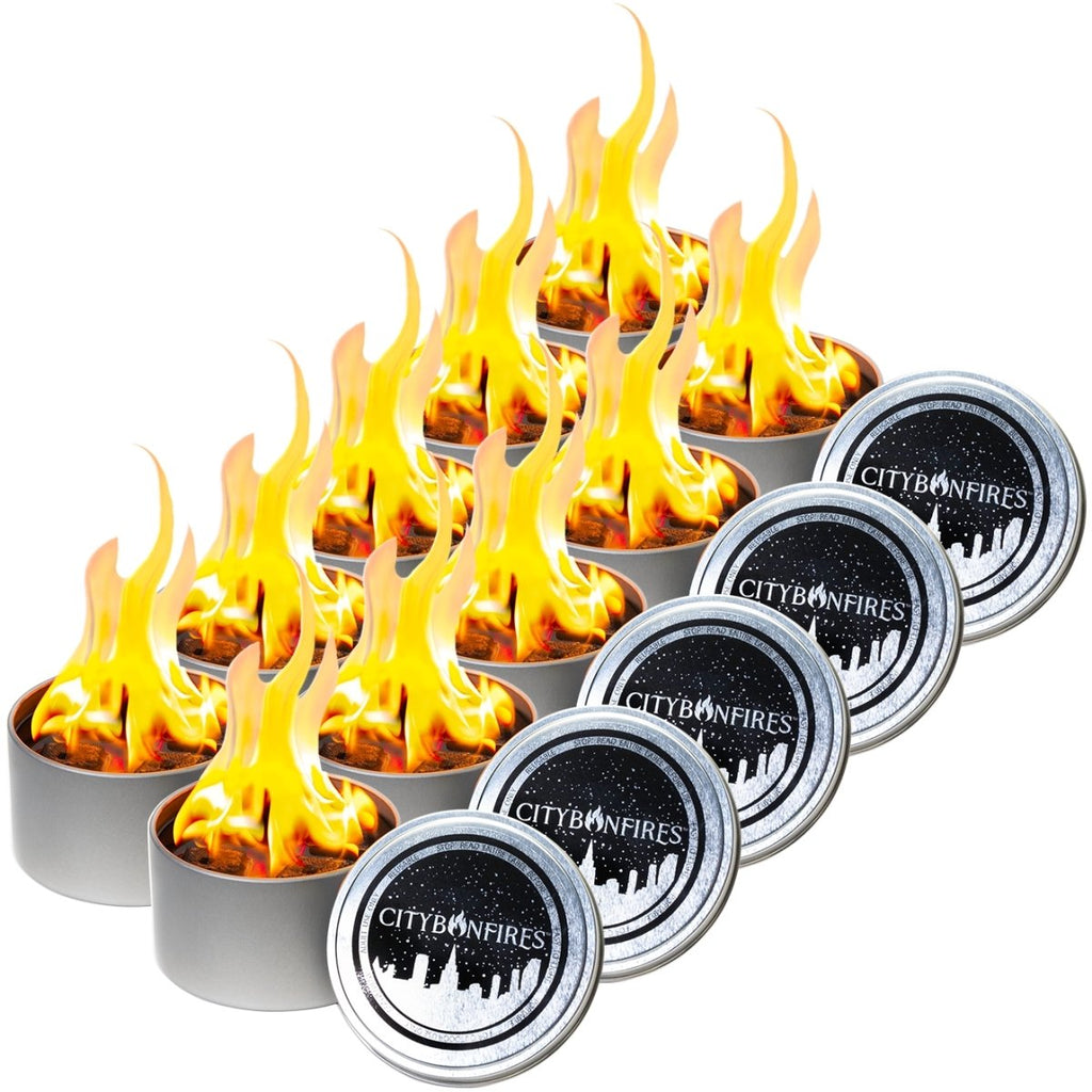 Original Portable Fire Pit 10-Pack - Handmade Minimalist Metal