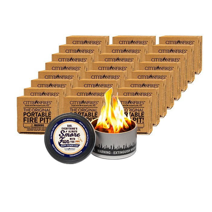 Portable Mini Fire Pit - Father's Day Gift Edition - 4x2 Inch