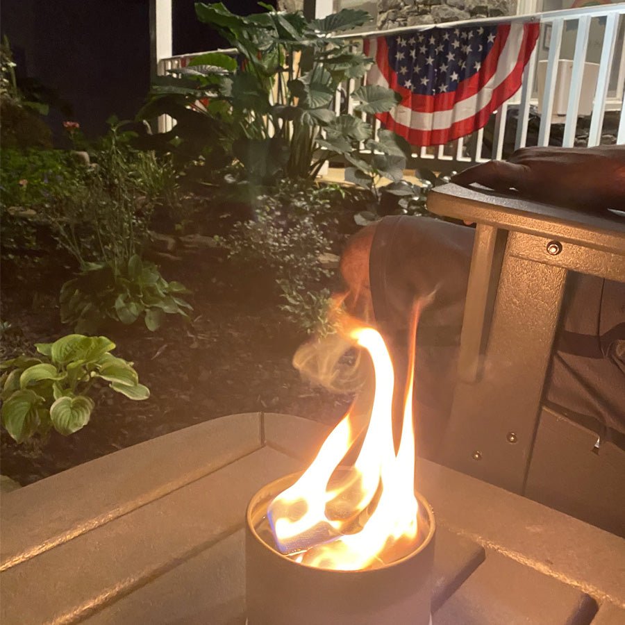 USA Limited Edition Portable Fire Pit - Modern Metal Outdoor Decor