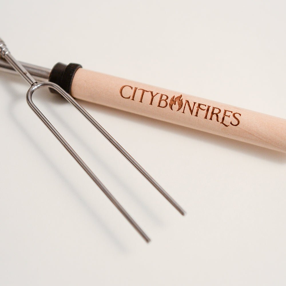 Telescoping S'mores Roasting Sticks - 4 Pack, Stainless Steel