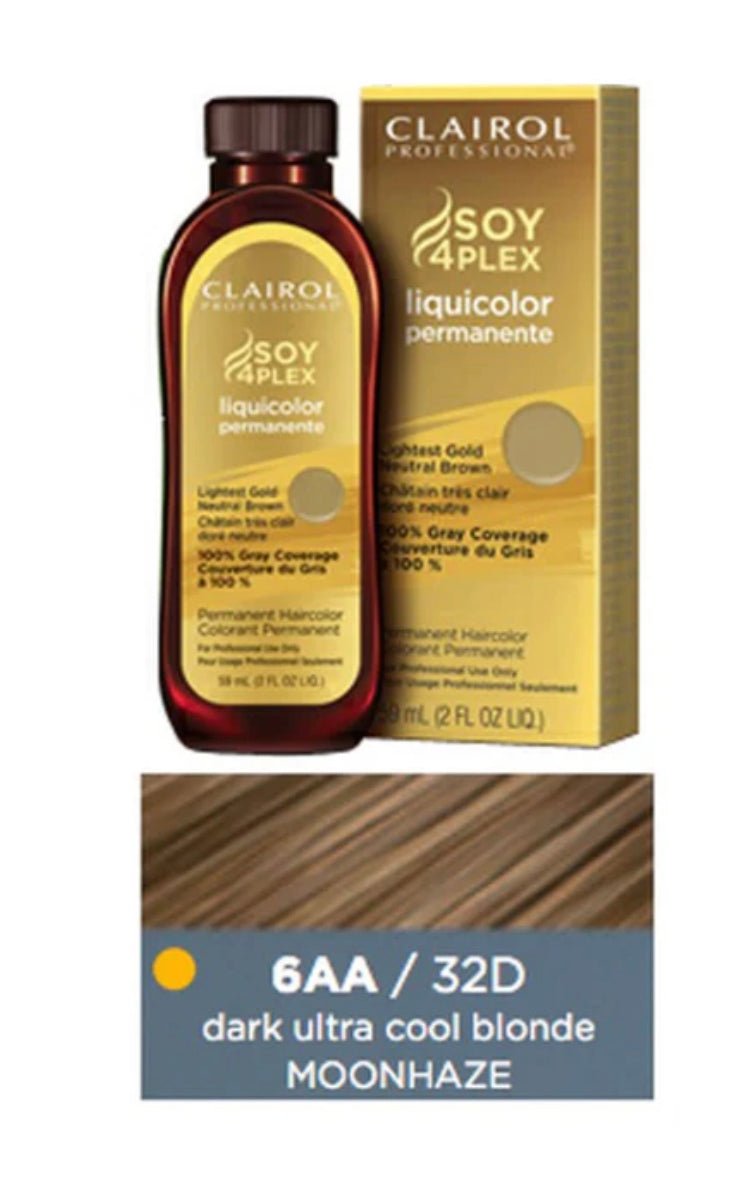 Clairol Professional Liquicolor Permanente 32D Lightest Gold Neutral Brown 2 oz bottle