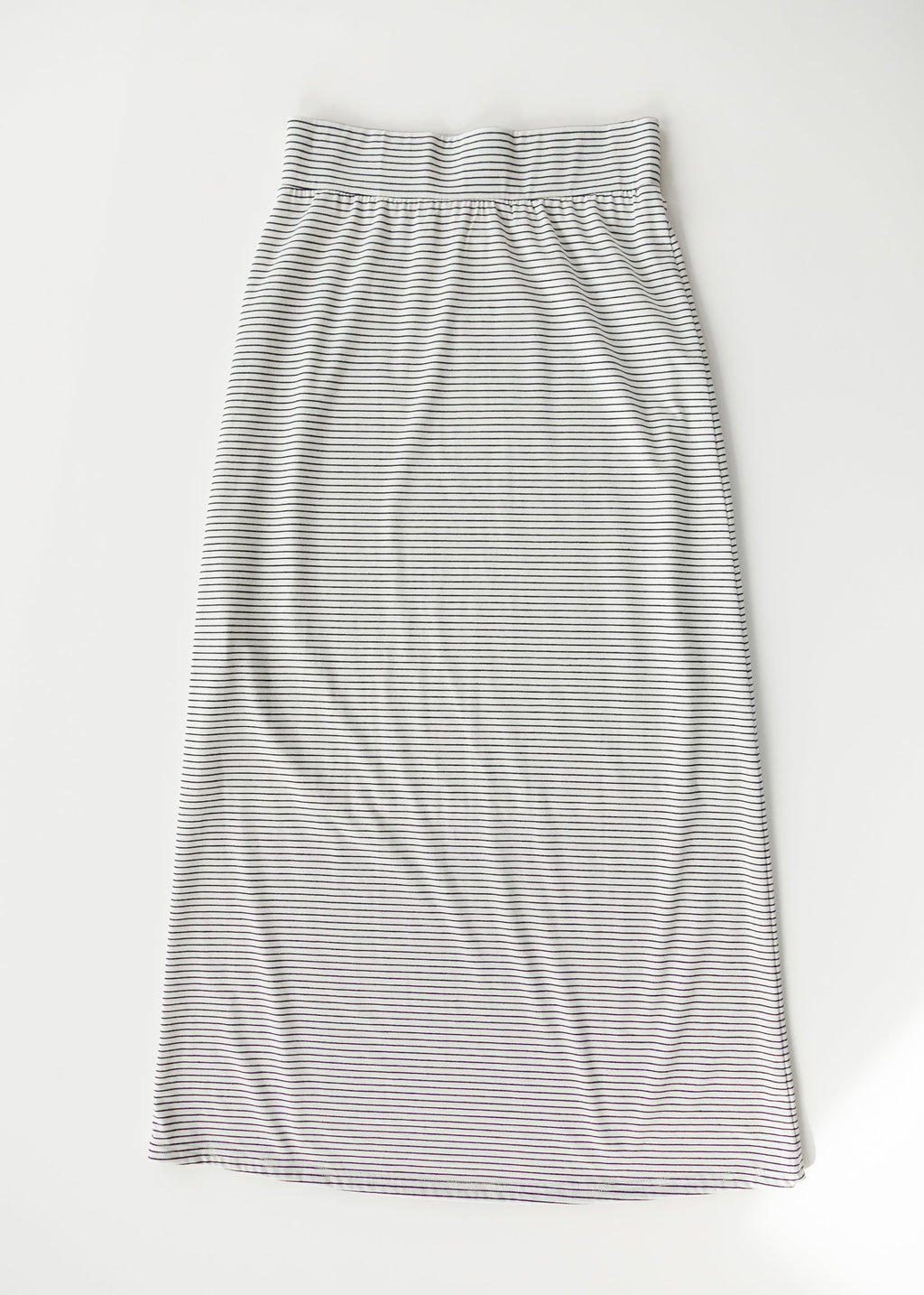 Clarise Striped Premium Knit Maxi Skirt