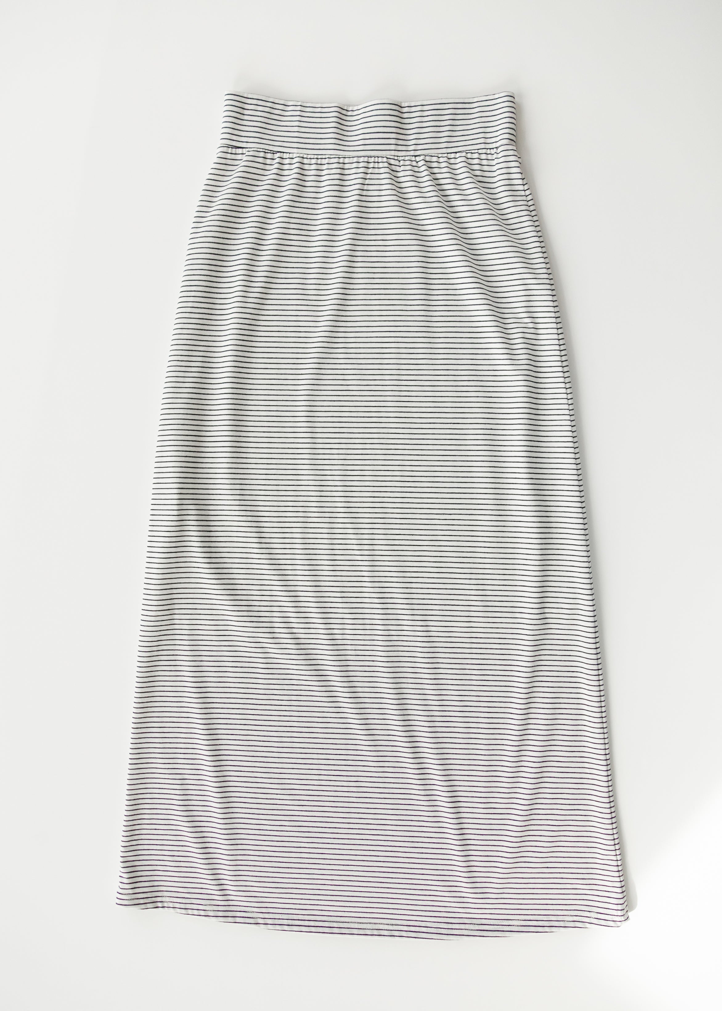 Clarise Striped Premium Knit Maxi Skirt