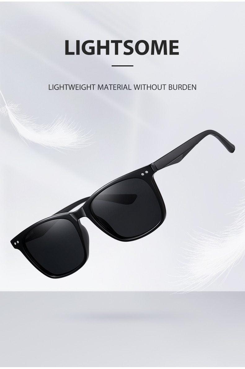 Vintage Square Polarized Sunglasses – Retro Unisex Sun Glasses