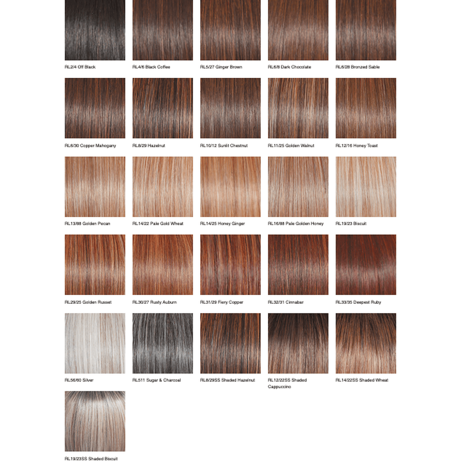 Classic Cut Women’s Wig Multi-Tonal Brown and Blonde Highlights