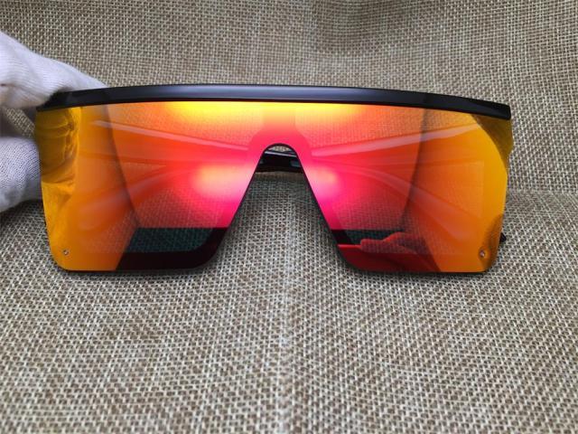 Oversized Square Mirror Pink Sunglasses for Men and Women
