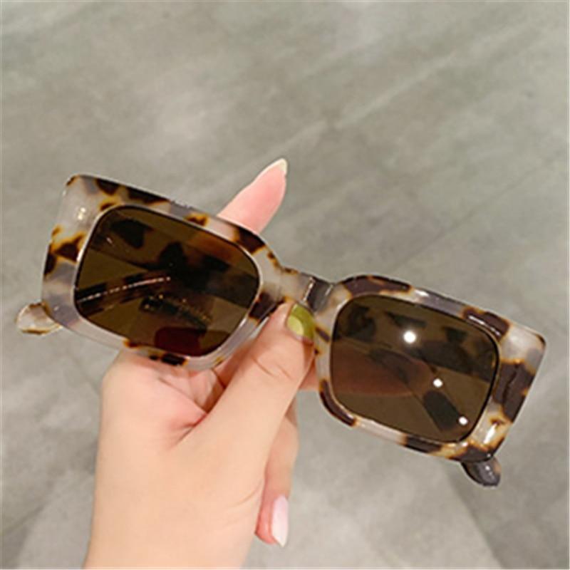 Vintage Rectangle Sunglasses for Women