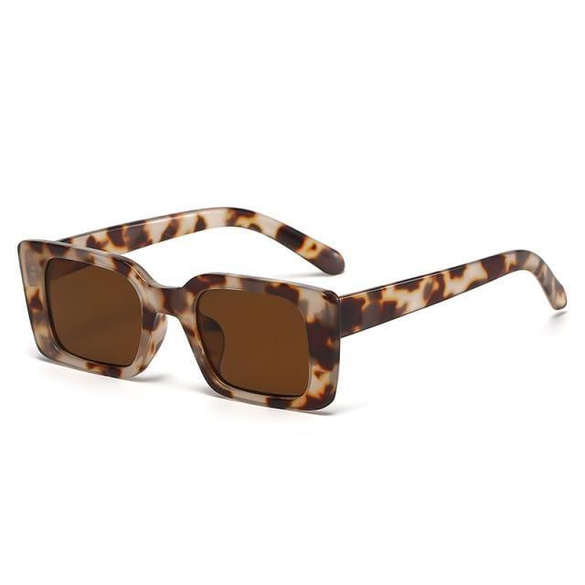 Vintage Rectangle Sunglasses for Women