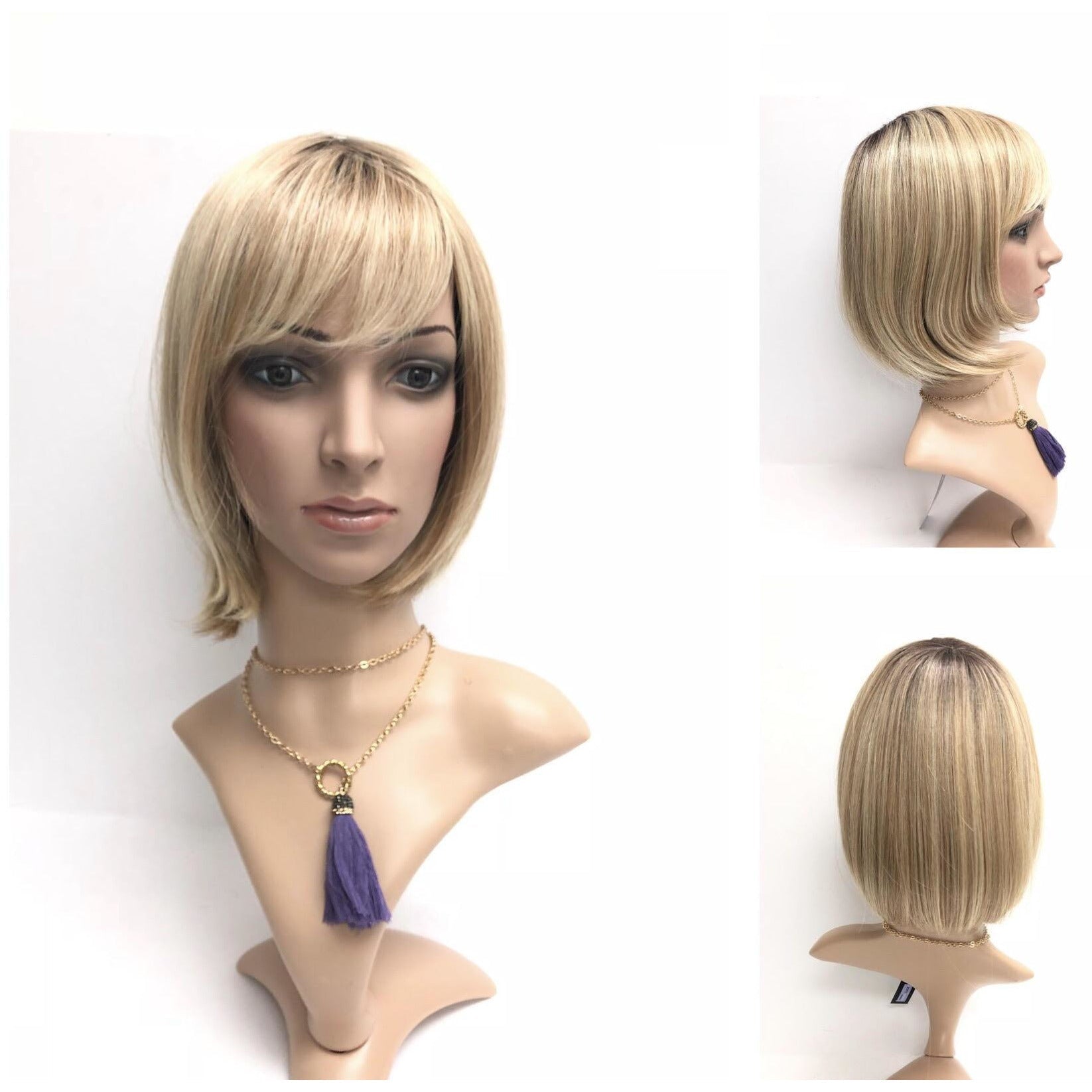 Classic Page Layered Wig Heat-Friendly Synthetic Hair