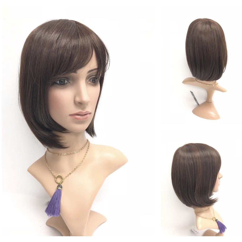 Classic Page Layered Wig Heat-Friendly Synthetic Hair