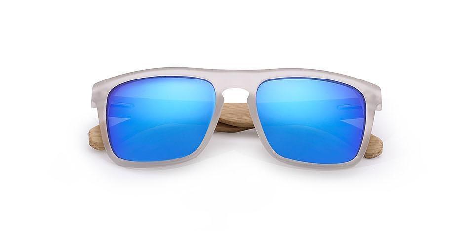 Retro Polarized Rectangle Sunglasses Eco-Conscious Design