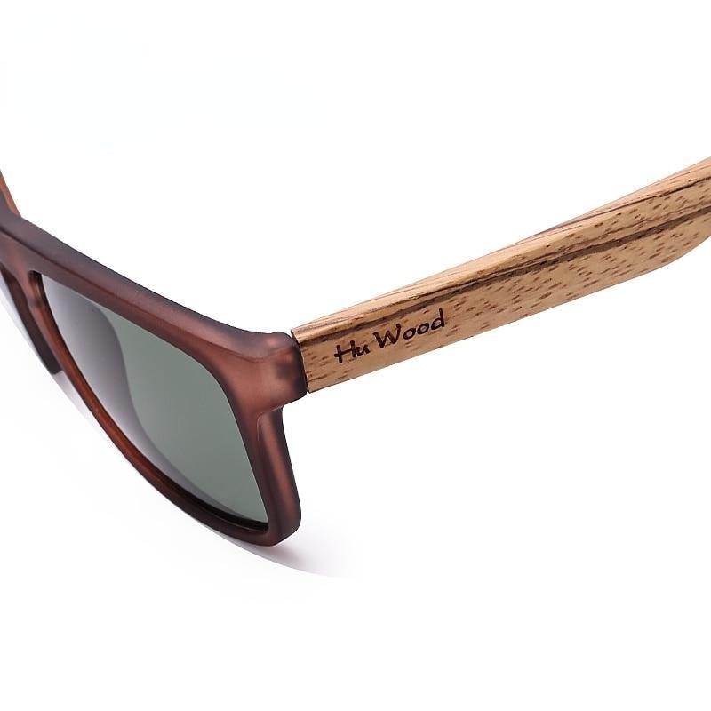 Retro Polarized Rectangle Sunglasses Eco-Conscious Design