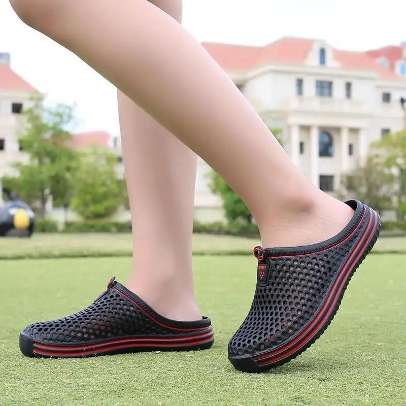 Unisex Hollow Out Garden Clogs Sporty Beach Slippers