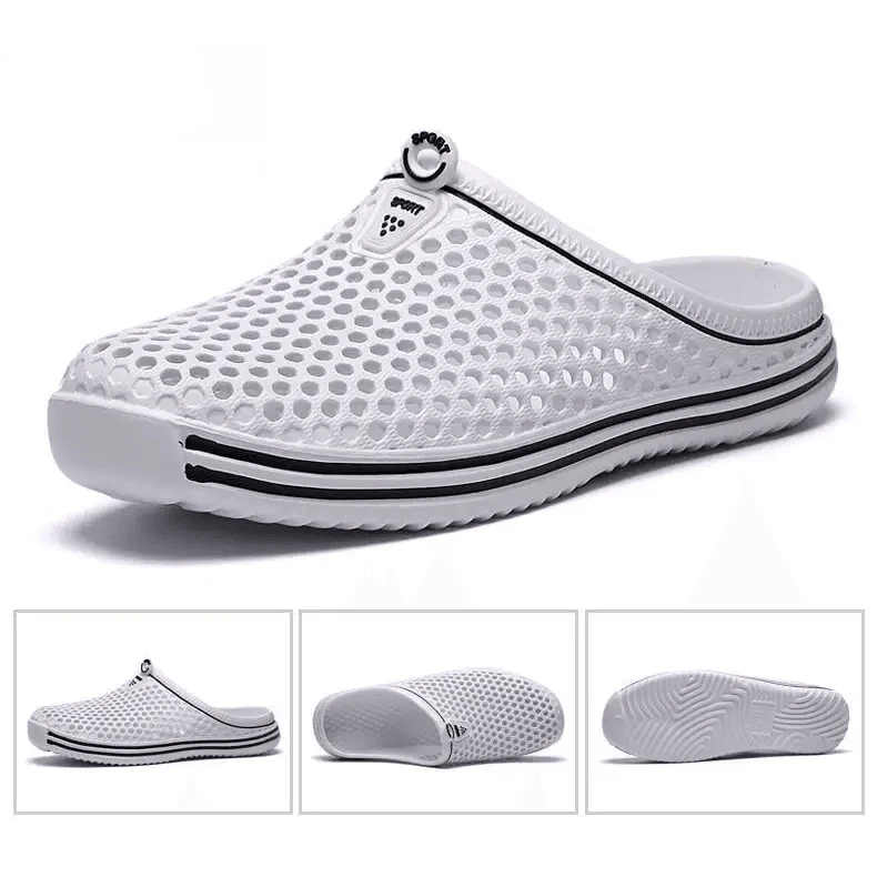 Unisex Hollow Out Garden Clogs Sporty Beach Slippers