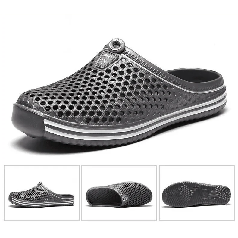 Unisex Hollow Out Garden Clogs Sporty Beach Slippers