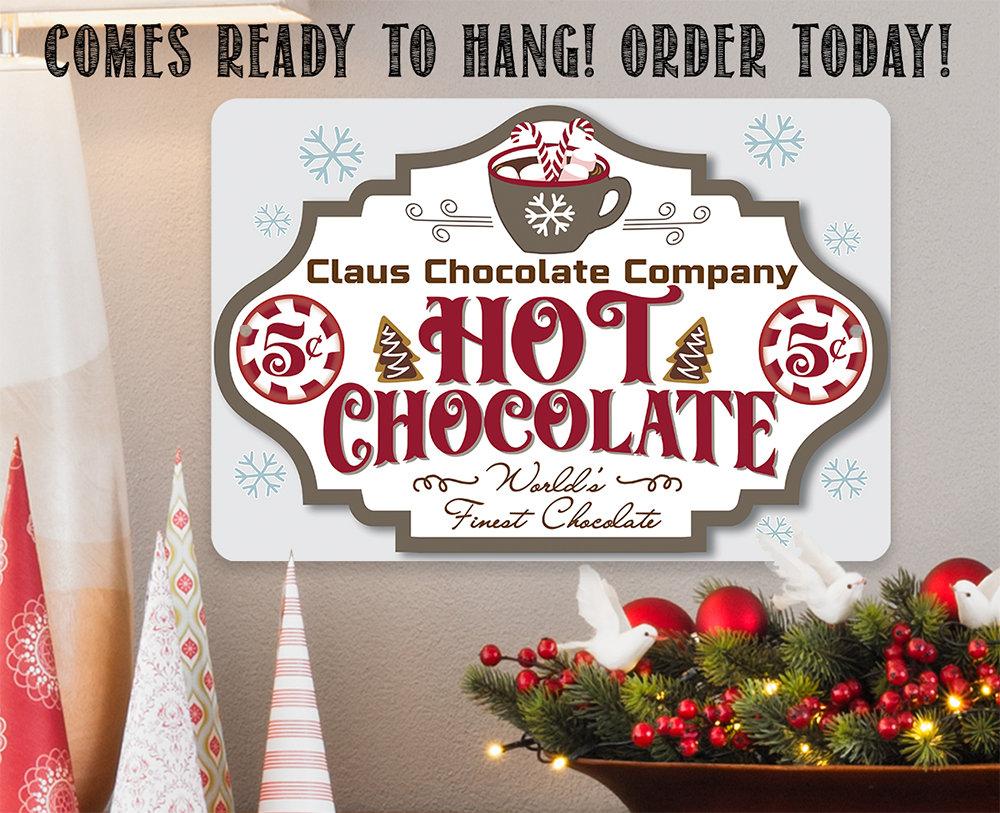 Claus Chocolate Company - Metal Sign
