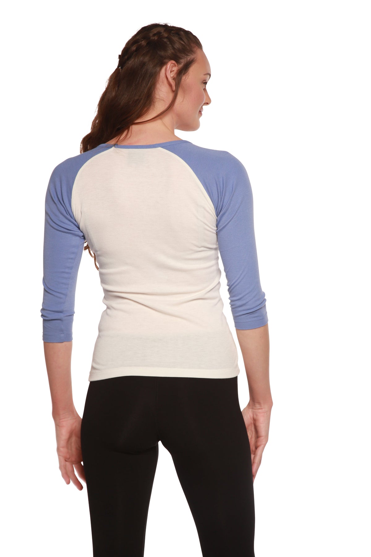Women's Bamboo Viscose 3/4 Sleeve Baseball Tee