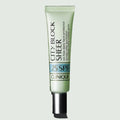 Clinique City Block Sheer Oil-Free Daily Face Protector SPF 25 tube in white and green packaging.