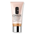 Clinique Moisture Surge Sheertint Hydrator SPF 25 in Medium shade, housed in a pale pink tube with bronze accents.
