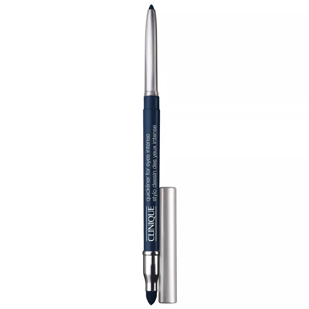 Clinique Quickliner For Eyes Intense in Intense Midnight navy blue automatic pencil with smudge tip