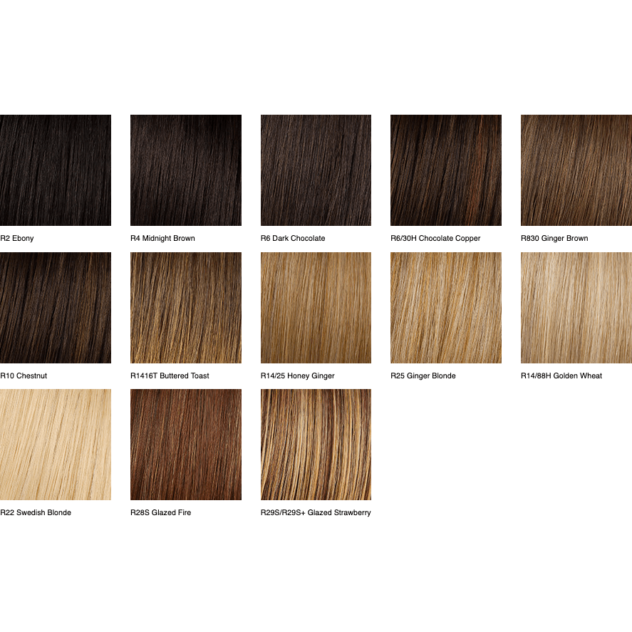 18" Clip-In Human Hair Highlight Extensions - Brown or Blonde