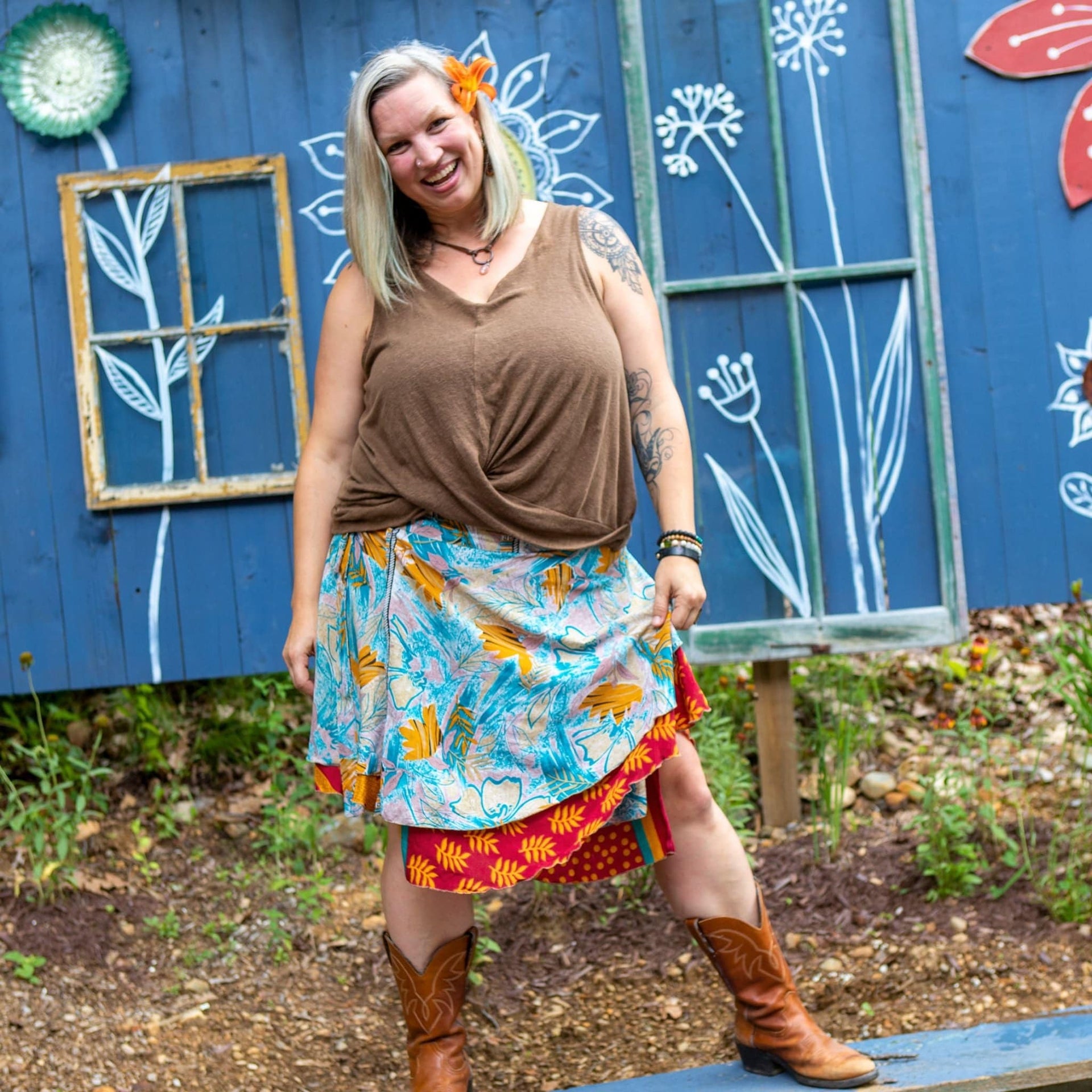 Original Sari Wrap Skirt