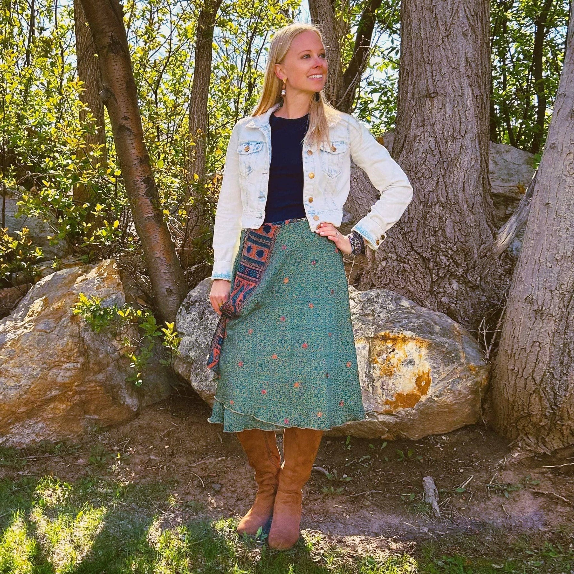 Original Sari Wrap Skirt