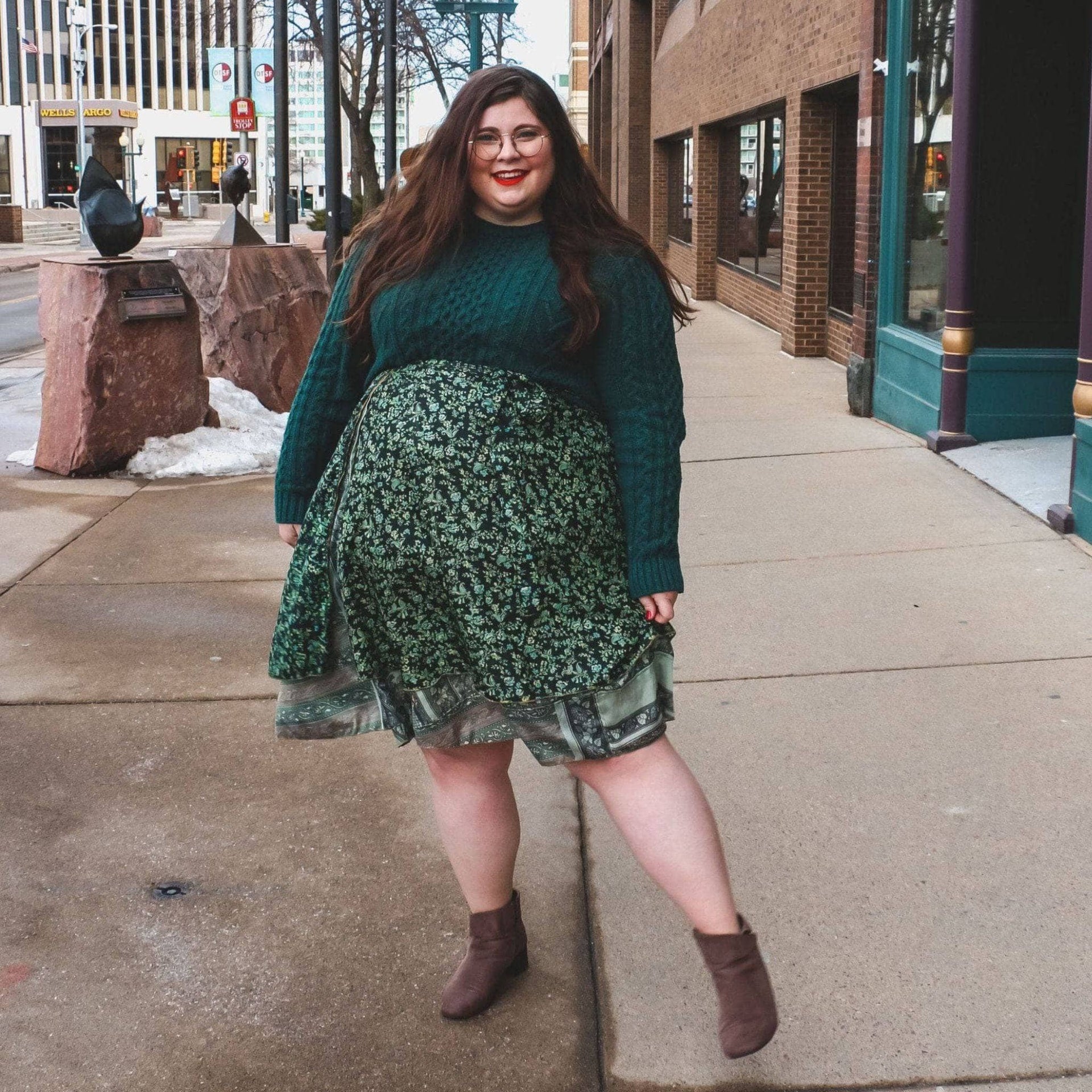 Original Recycled Sari Wrap Skirt: Adjustable Reversible Boho Style