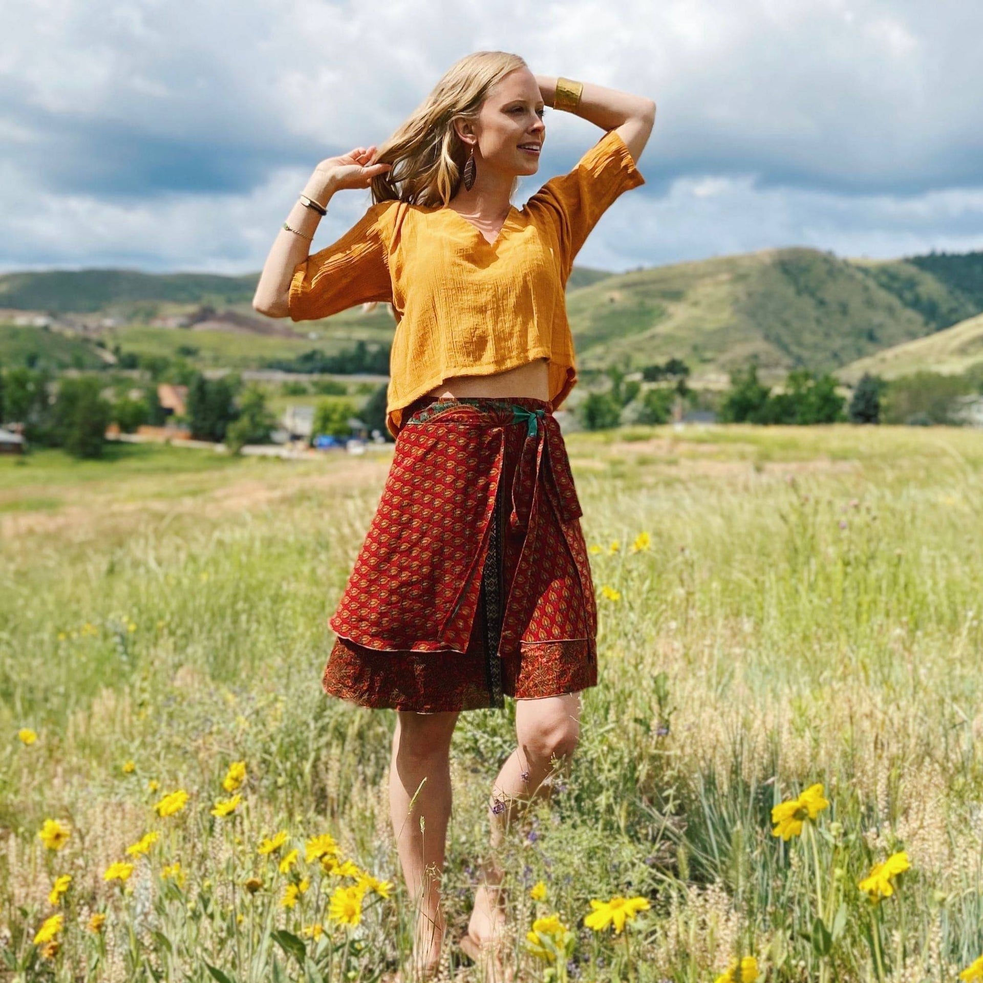 Original Sari Wrap Skirt