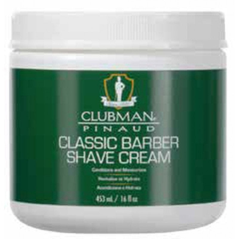 16oz tub of Clubman Classic Barber Shave Cream