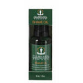 1oz bottle of Clubman Shave Oil for moisturizing and smooth razor glide