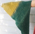 Coastal Winds Shawl Knit Kit - Beginner Friendly Recycled Silk
