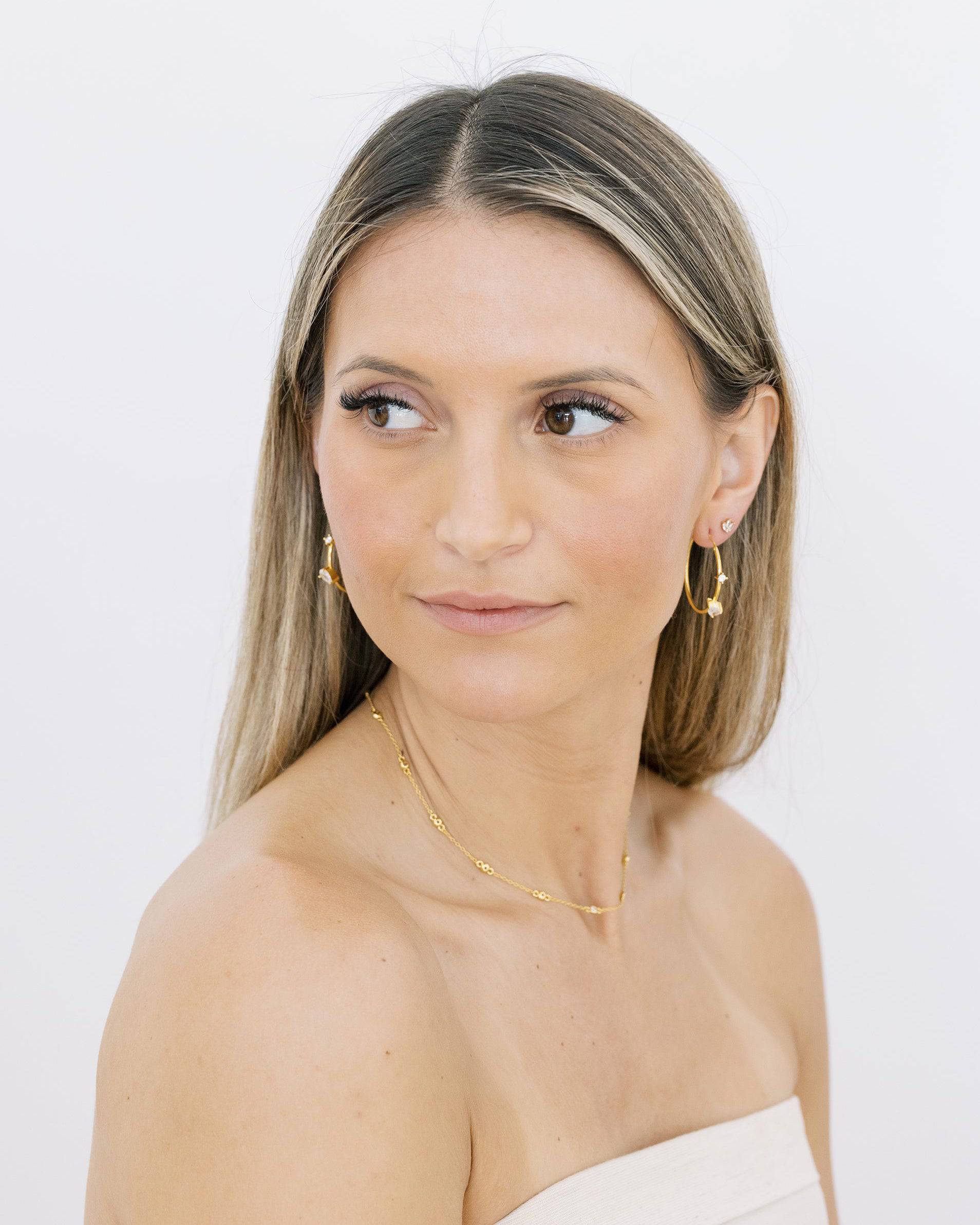 Crystal Hoops