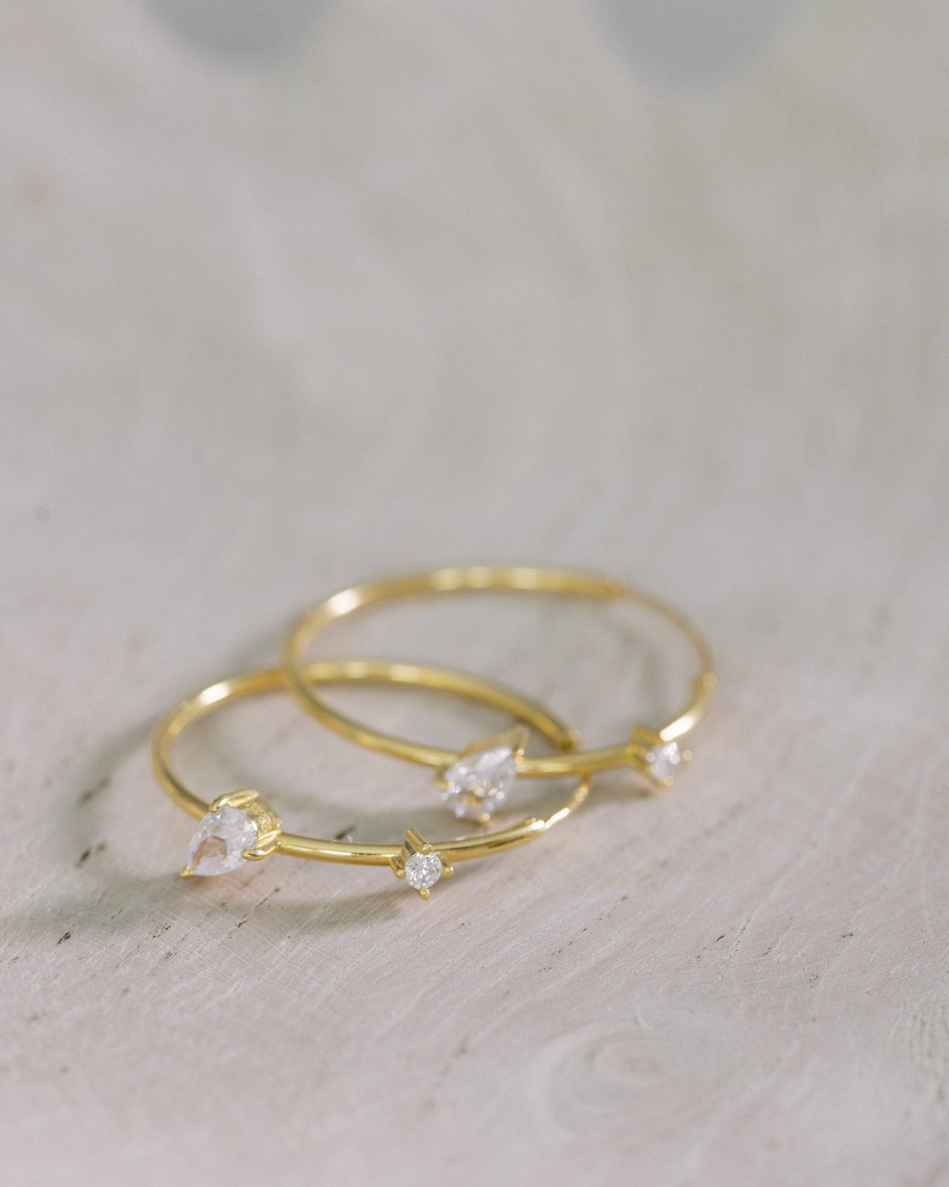 Crystal Hoops