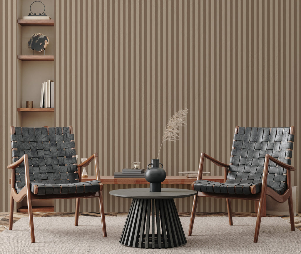 Ashbury Stripe Wallpaper Peel and Stick Removable Design