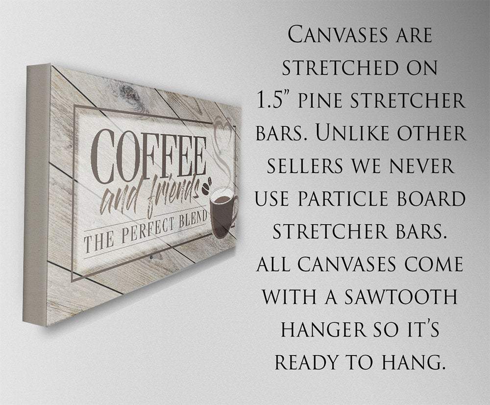 Coffee And Friends - Canvas