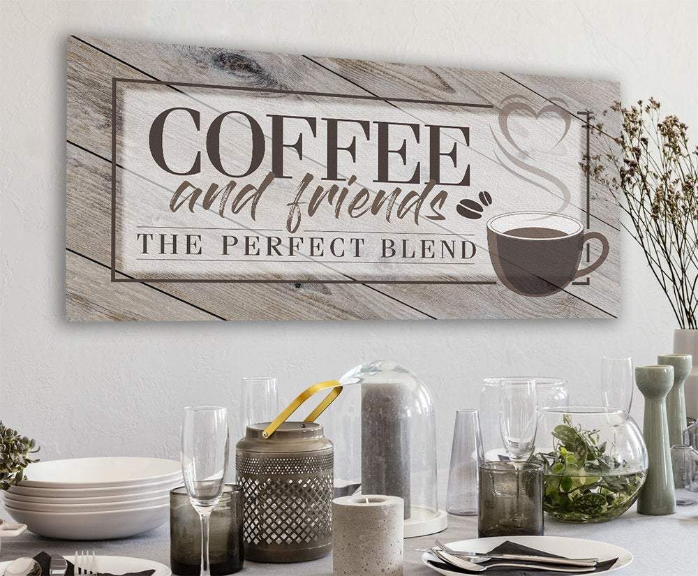 Coffee And Friends - Canvas