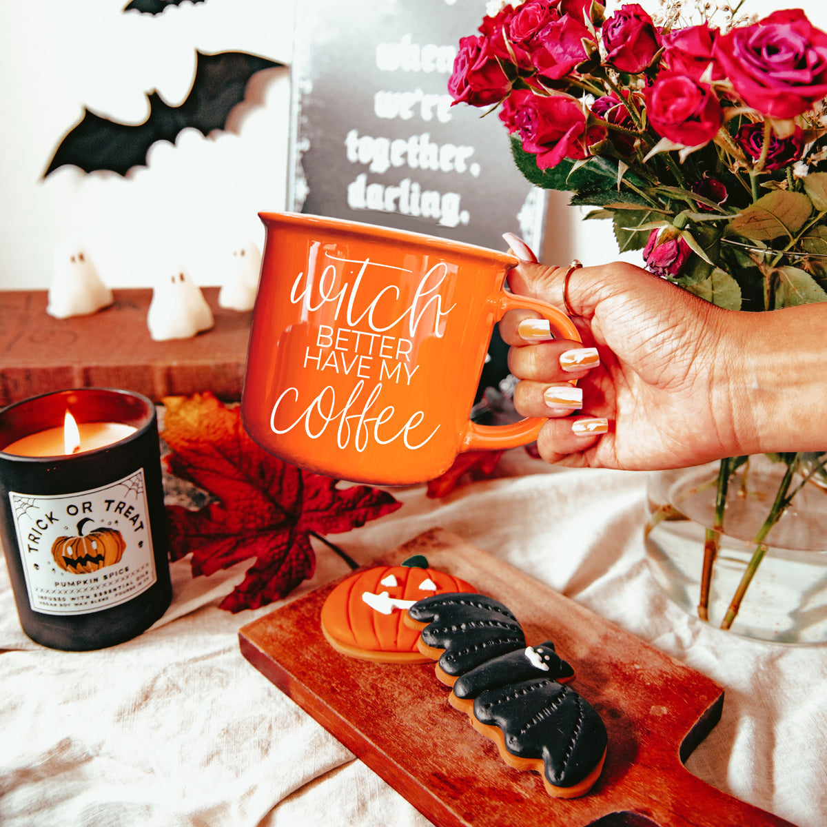 Witch Better Have My Coffee Orange Ceramic Mug 14.5oz - Image 41