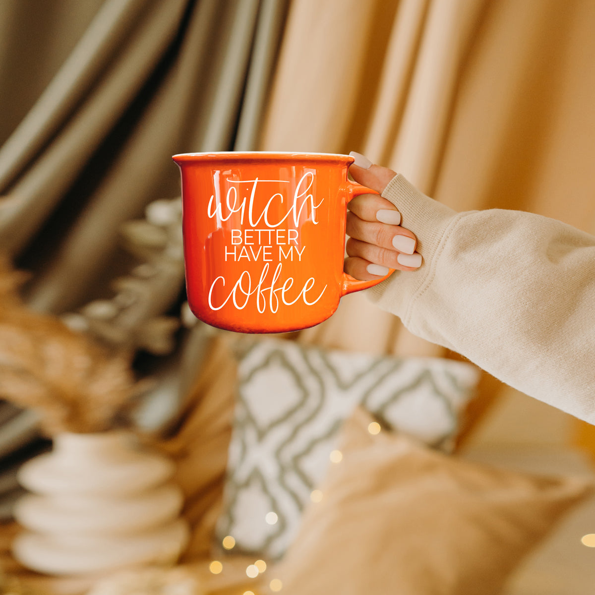Witch Better Have My Coffee Orange Ceramic Mug 14.5oz - Image 34