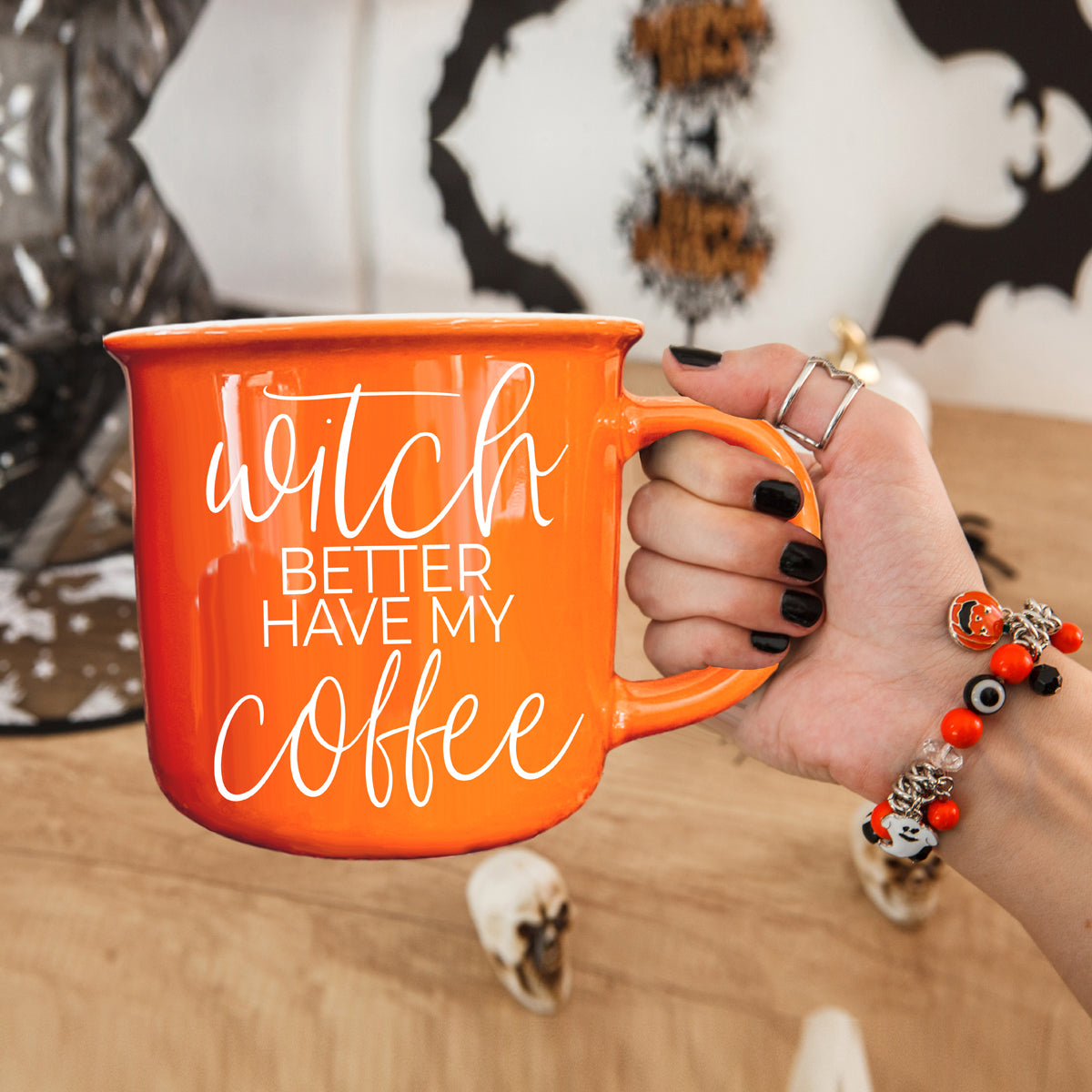 Witch Better Have My Coffee Orange Ceramic Mug 14.5oz - Image 38