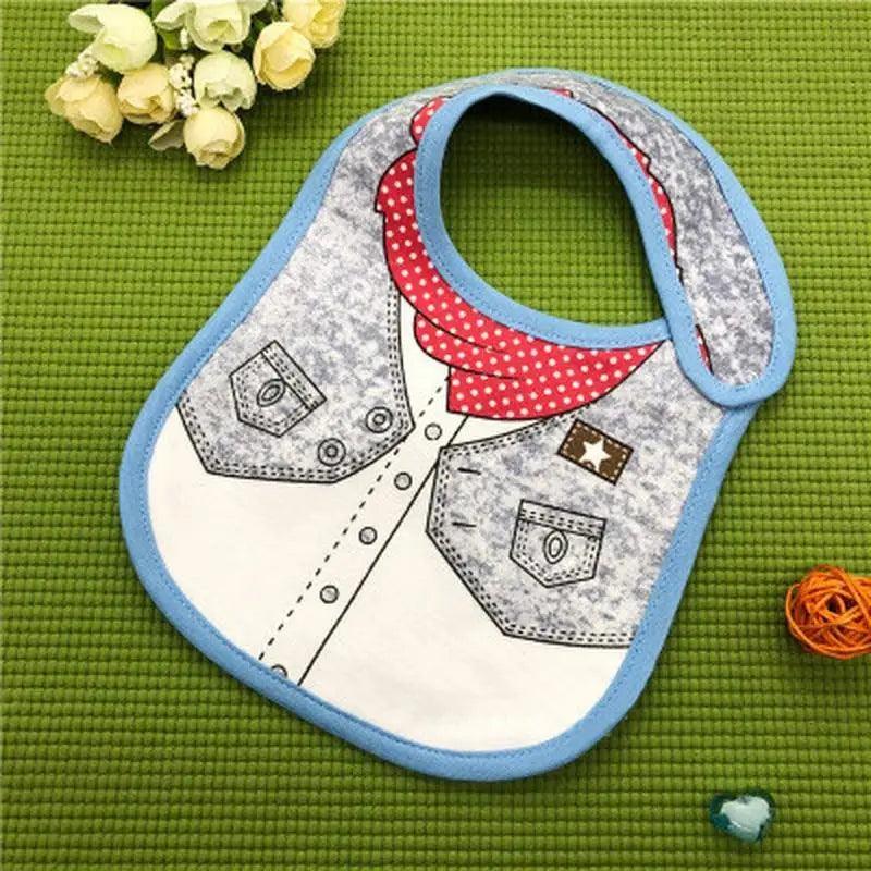 Cute Collar Baby Bibs Festive Cotton Patterns for Newborns