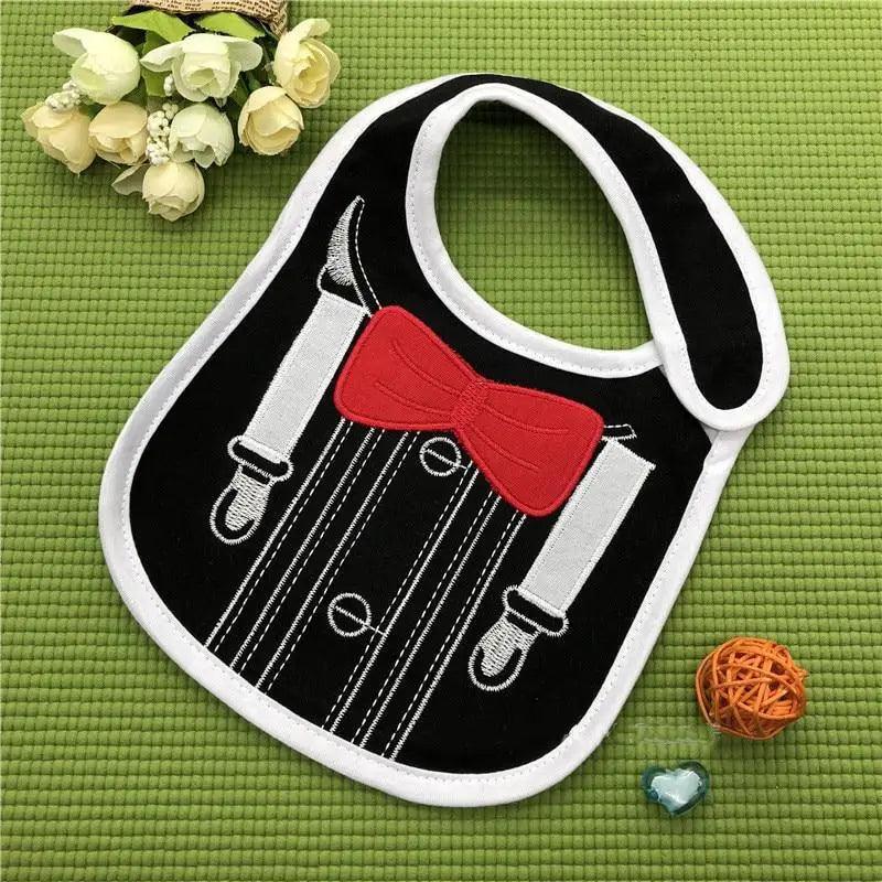 Cute Collar Baby Bibs Festive Cotton Patterns for Newborns